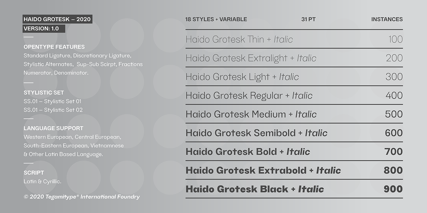 TG Haido Grotesk